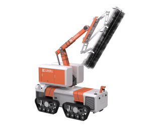 Mobile Side-Arm Cleaning Robot